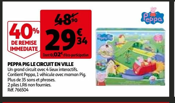 peppa pig le circuit en ville