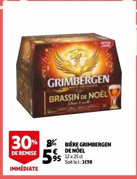 bière grimbergen de nöel