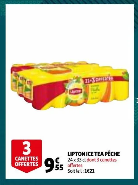 lipton ice tea pêche