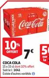COCA COLA  offre à 7€ sur Auchan Supermarché