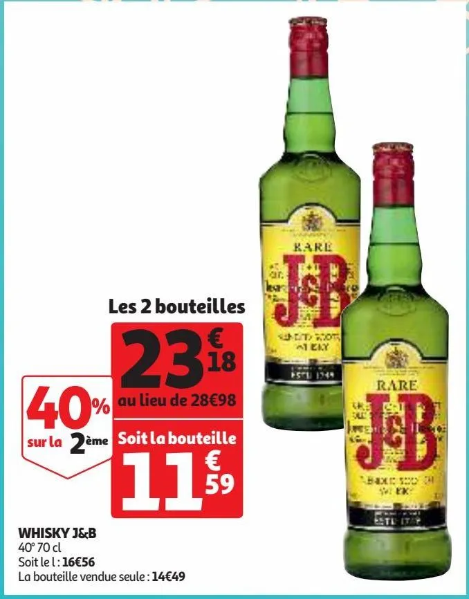 whisky j&b 