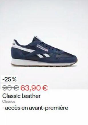 -25%  90€ 63,90 €  Classic Leather Classics  accès en avant-première 