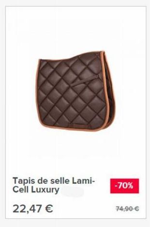 Tapis de selle Lami-Cell Luxury  22,47 €  -70%  74,90 € 