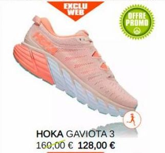 EXCLU WEB  HOKA GAVIOTA 3  160,00 € 128,00 €  wwwwww  OFFRE PROMO  6  1  