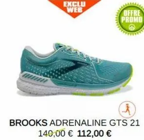 offre promo  3  brooks adrenaline gts 21 140,00 € 112,00 € 