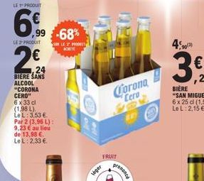 bière sans alcool Corona