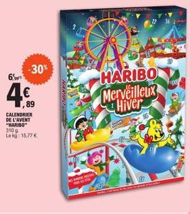 calendrier de l'Avent Haribo