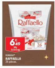 649  26 A Cieg  FERRERO RAFFAELLO 26 pièces.  Raffaello  26 