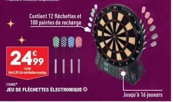 jeu de fléchettes 