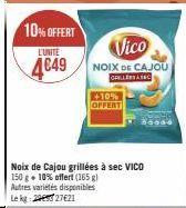 noix de cajou Vico