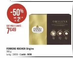 Ferrero Rocher origins - 300 g