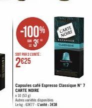 café Carte noire