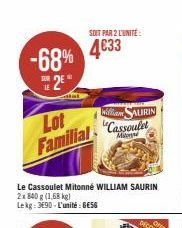 cassoulet William Saurin