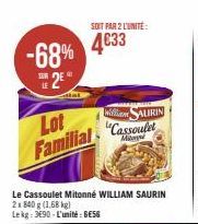 cassoulet William Saurin