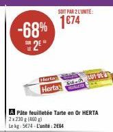 pâte feuilletée Herta