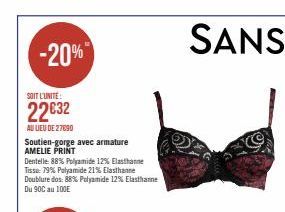 soutien-gorge avec armature 