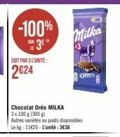 chocolat milka