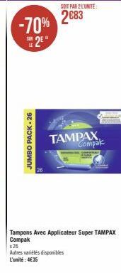 tampons 