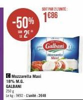 mozzarella Galbani