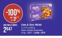 quatre-quarts Milka