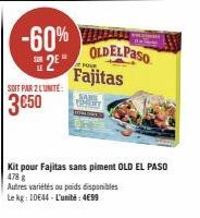 fajitas Old El Paso