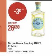 SOIT L'UNITÉ:  26€99  SPALT 