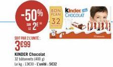 chocolat Kinder