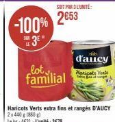 haricots verts D'aucy