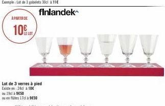 verres à pied 