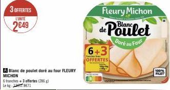 blanc de poulet Fleury Michon