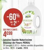 -60% 2⁰  SOIT PAR 2 L'UNITÉ:  4€99  PENSAL LATURISSIME 