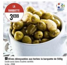 olives dénoyautées 