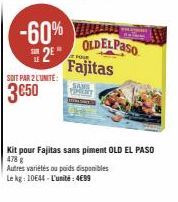 fajitas Old El Paso