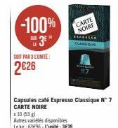 café Carte noire