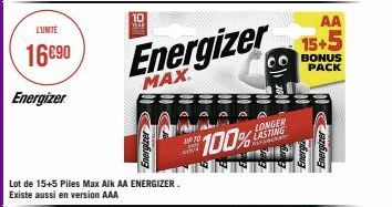 piles Energizer