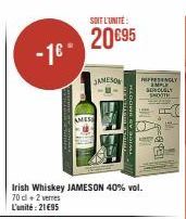 -16- SOIT L'UNITÉ  20€95  JAMESON  HESENLY  AMPLE SERIOUSLY  SHOOTH 