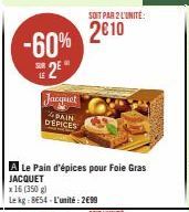 -60% 2*  Jacquet  DAIN DEPICES  SOIT PAR 2 L'UNITÉ:  2€10 