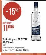 vodka Eristoff