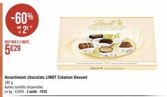 chocolats Lindt