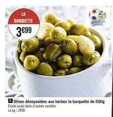 olives dénoyautées 