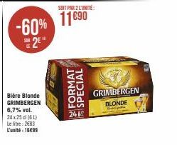 bière blonde Grimbergen