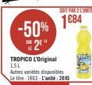 -50% S2E"  SOIT PAR 2 L'UNITE:  1084 