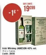 -16- soit l'unite:  19€99  jameson  ingly  ample seriously  shooth 