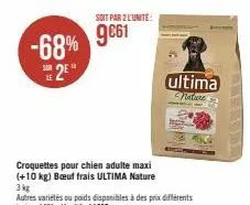 croquettes pour chien ultima