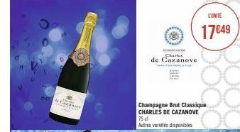 champagne brut Charles de Cazanove