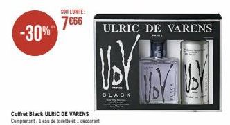 SOIT L'UNITÉ:  7666 -30%  ULRIC DE VARENS  FARI  VBY  BLACK  B  