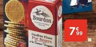 Bourdon  Gaufres Fines Pur Beurre & S Verg  7899  63 