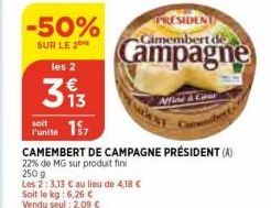 camembert Président