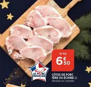 côtes de porc 