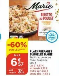 plats préparés marie